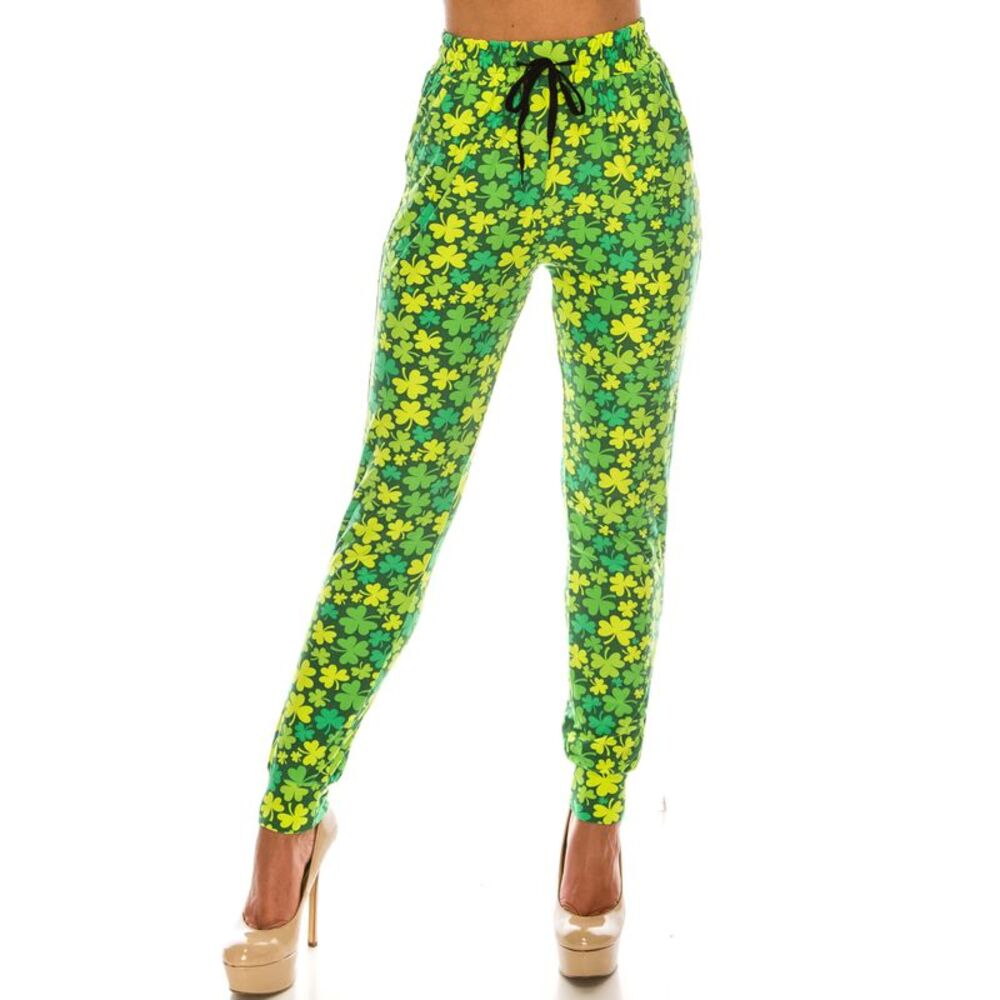 World of Leggings Buttery Smooth Irish Clover Joggers - LIMITED EDITION